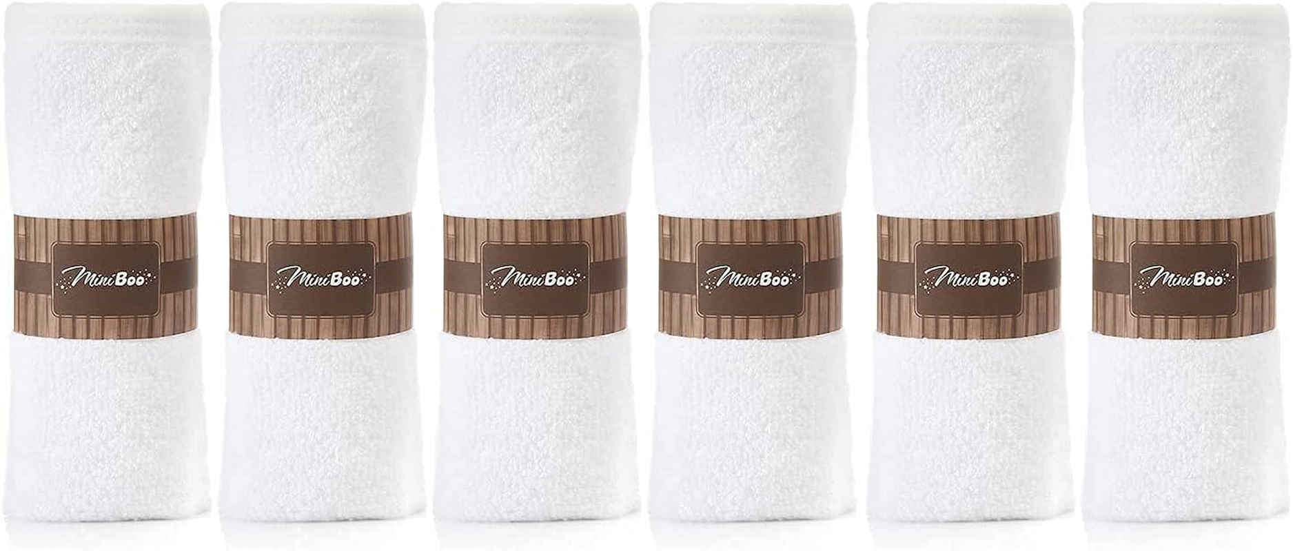 Premium Baby Washcloths for Sensitive Skin - Extra Soft and Absorbent Bamboo Face Cloths and Newborn Bath Face Towel - Perfect as Baby Gifts image number 3