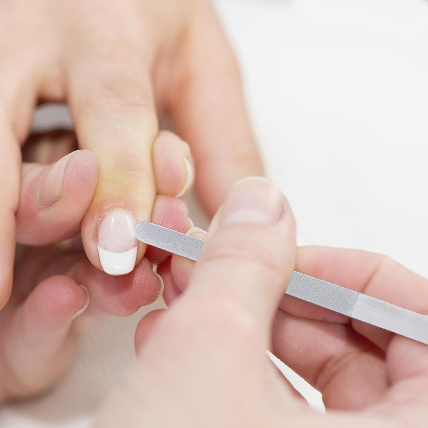 Nail File - Professional Nail Files | Toenail File | Metal Nail File | Long Coarse and Fine Grit for Shaping and Styling Natural and Artificial Nails, Long Lasting, Perfect for at Home Manicures image number 2