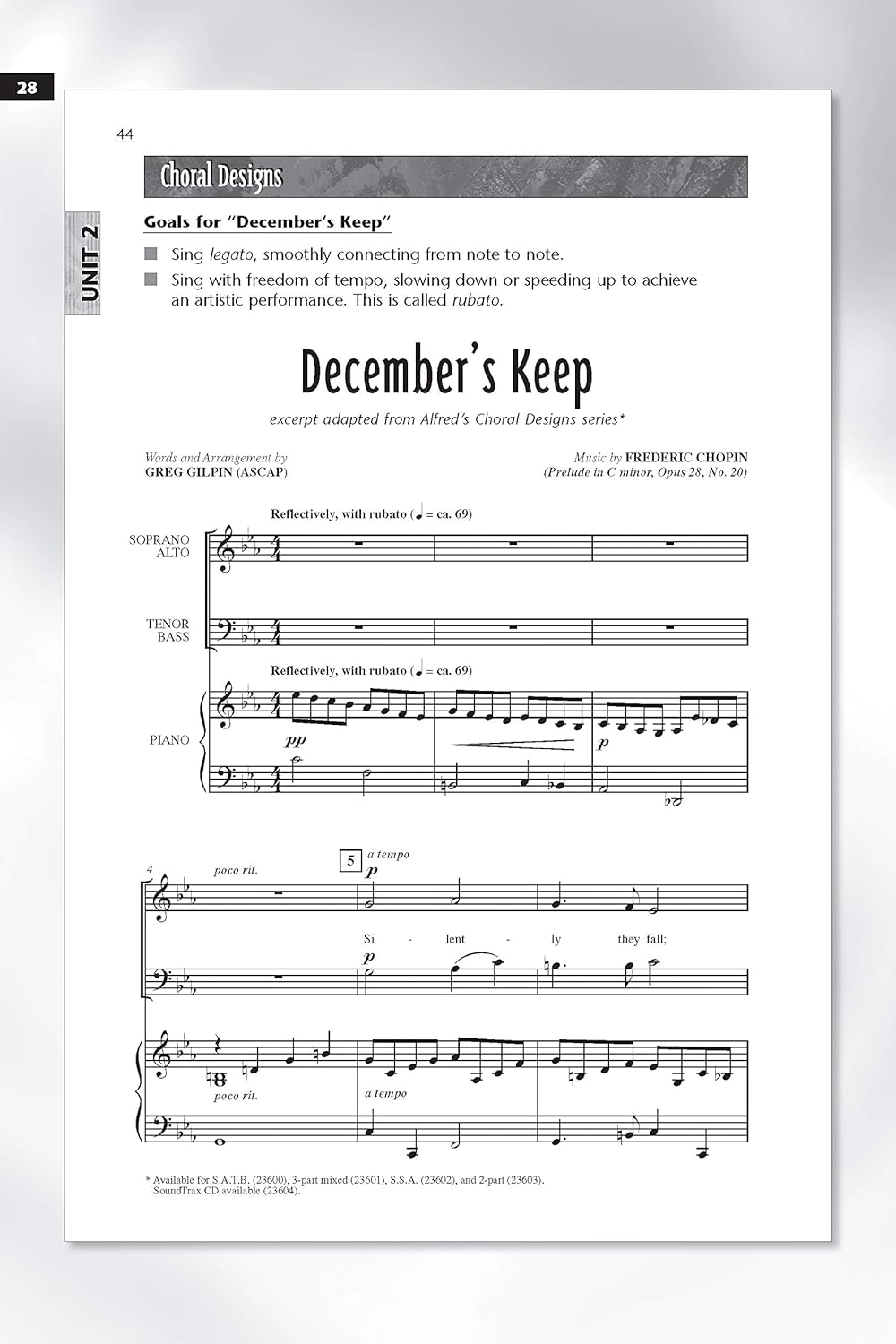Sing at First Sight, Bk 2: Foundations in Choral Sight-Singing image number 1