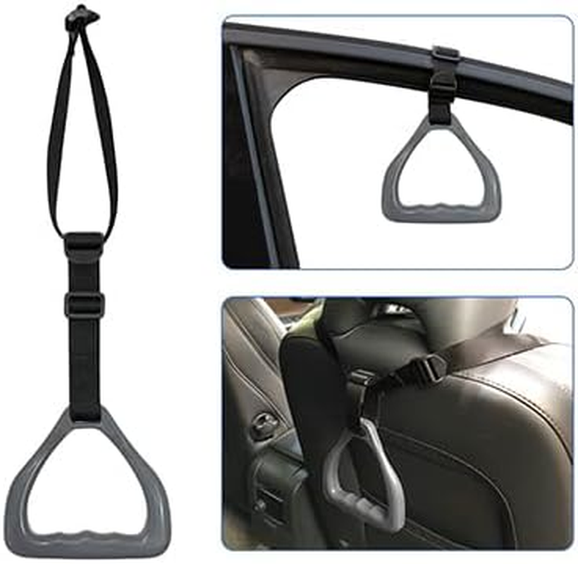 Car Handle Assist for Elderly Secure Portable Car Cane Door Automotive Standing Aid Handicap Transfer Auto Helper Handgrab Disabled Vehicle Assistant Support Adjustable Headrest Handles image number 5