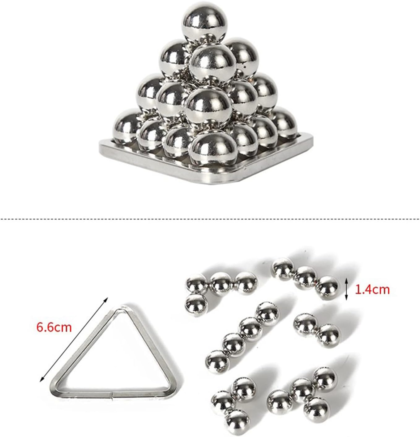 15Pcs/Set Brain Teaser Metal Puzzle Sets, 3D Unlock Interlocking Puzzle, Metal Knot Puzzle Mind Games, Puzzle Switch Games, Adults Educational Toy Gift, Stop Addicted to Mobilephone#2 image number 2