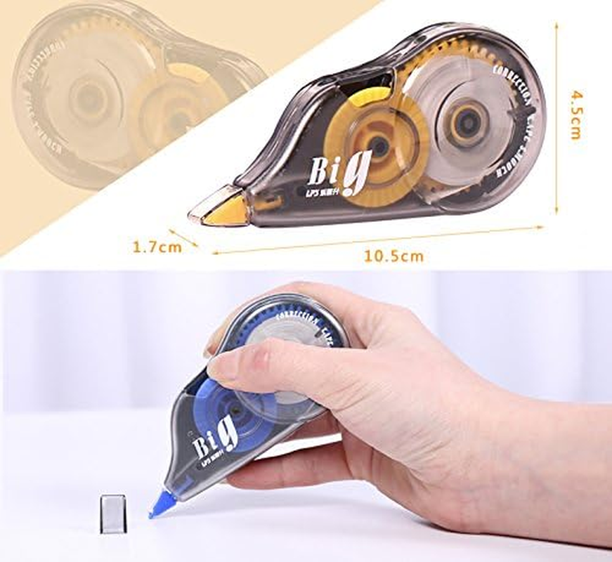 Original Correction Tape, 12 Meters Long Tape, 6-Pcs image number 3