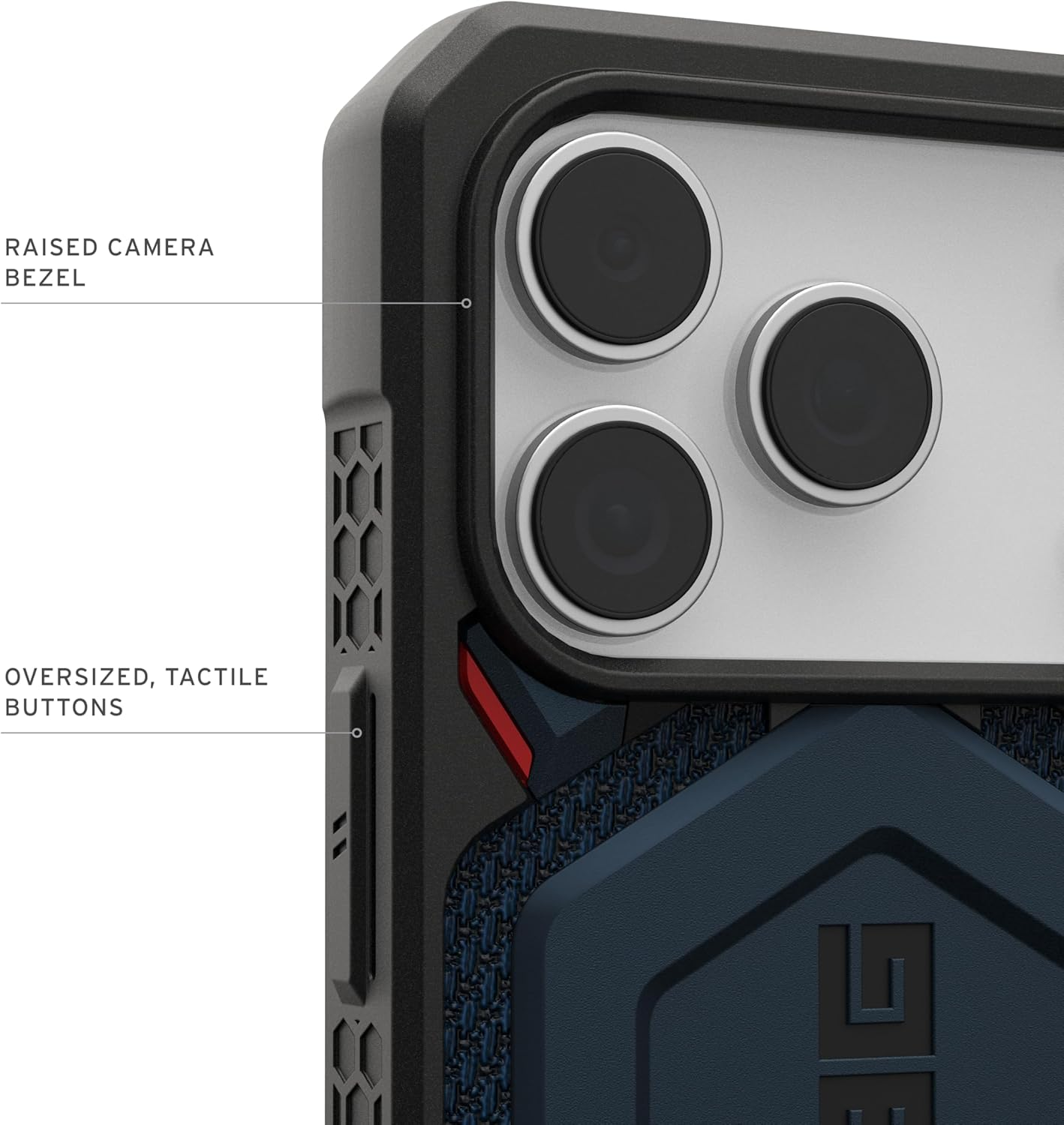 Urban Armor Gear UAG Monarch Pro Rugged Phone Case Iphone 17 Pro - Kevlar Mallard, Phone Case Cover Magsafe Compatible, Apple Iphone Protector image number 3