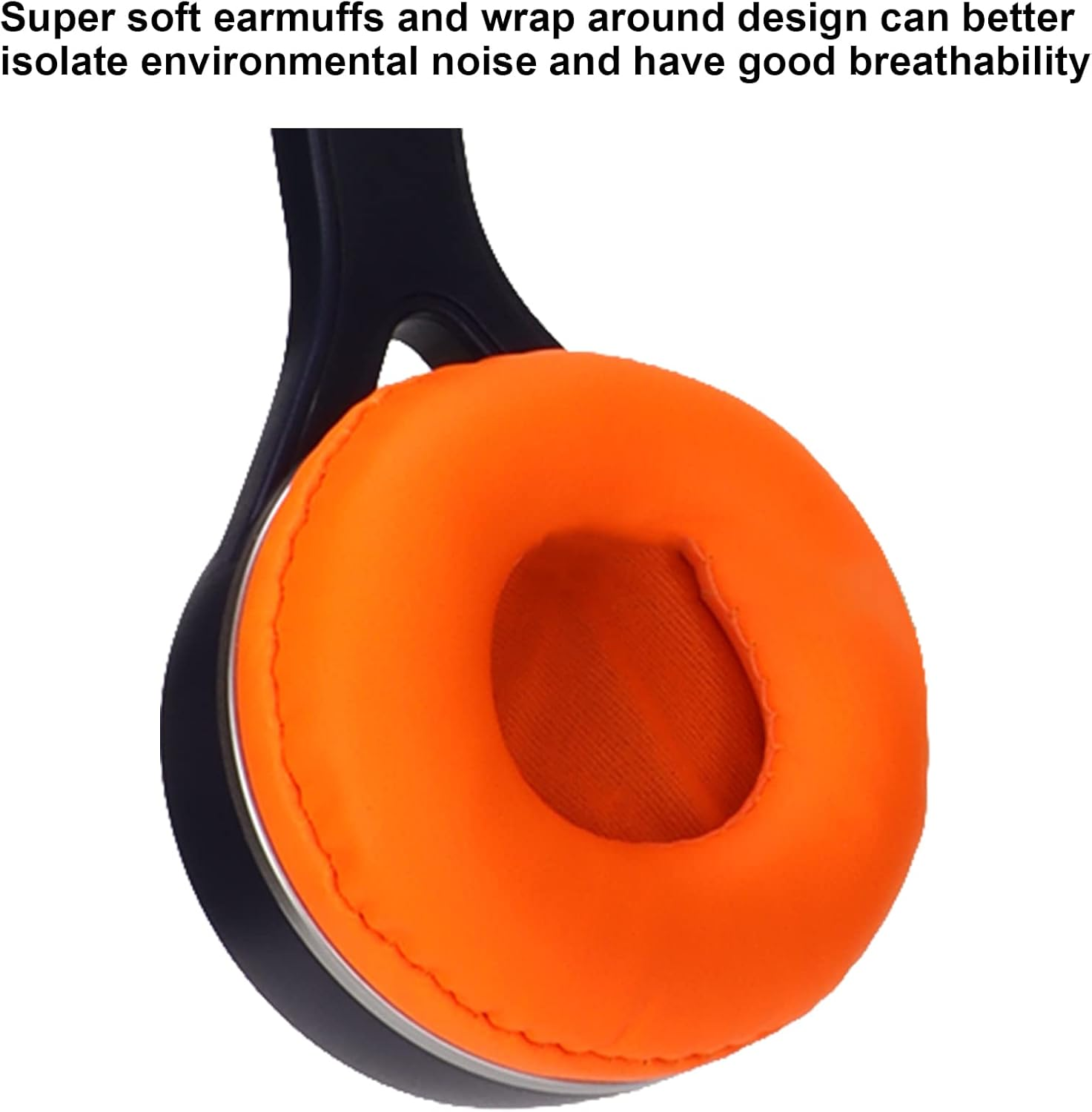 Kids Wired Headphones with 3.5Mm Plug, Foldable Stereo Noise Reduction Comfortable Headset with Sharing Port for Smartphone