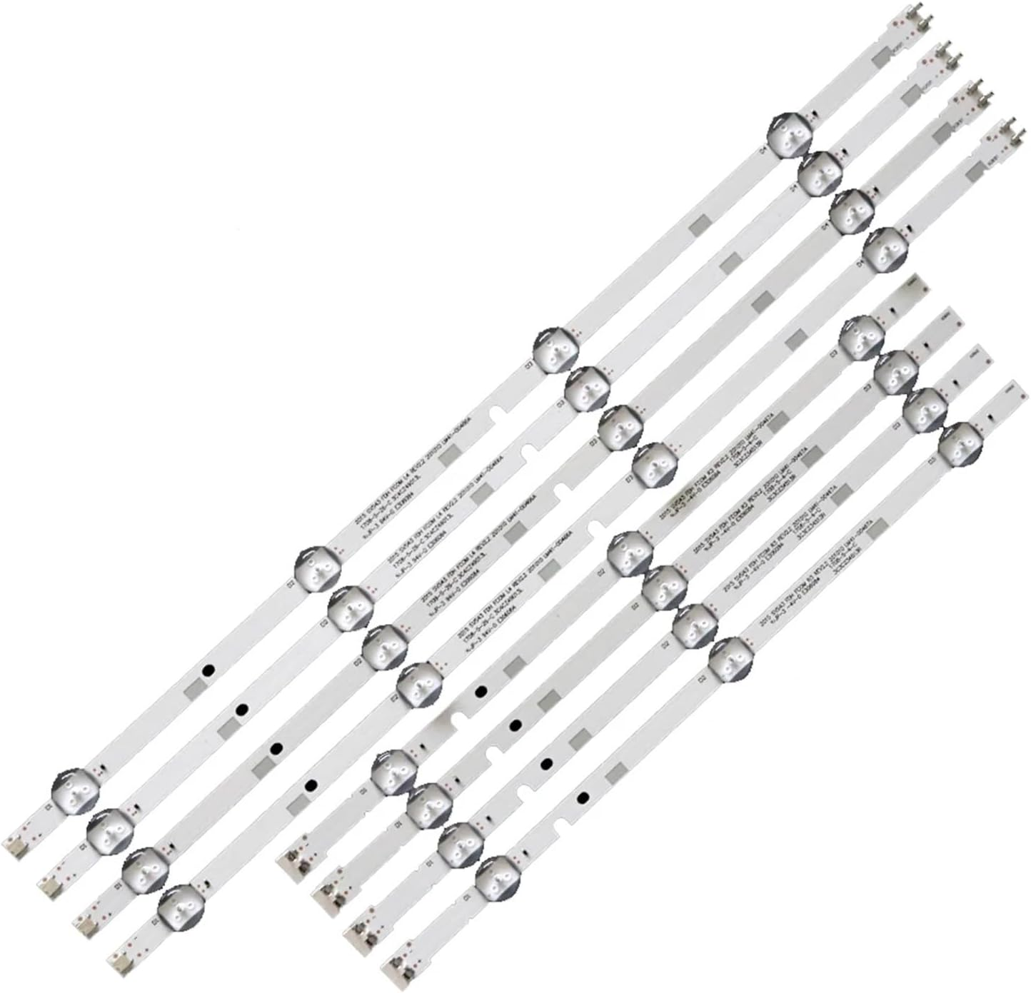 8PCS LED Backlight Strip for Sam/S.Ung 43"TV 2015 SVS43 FCOM FHD DOE B UA43J51SW UN43J5000 CY-JJ043BGAV1H Un43J5200 N43J5300Af (Color : 5 Sets - 40 Pieces) - 10 Sets - 80 Pieces image number 4