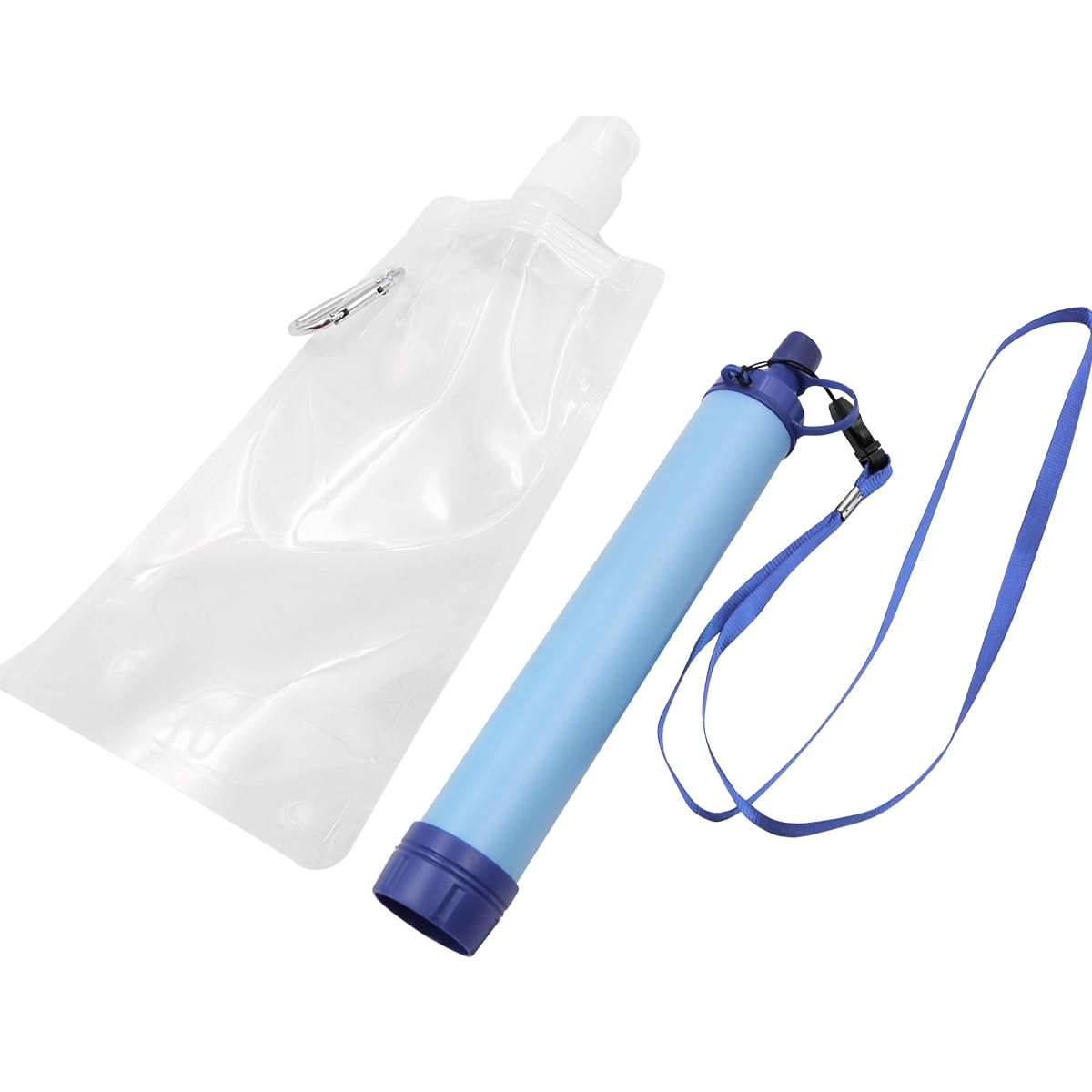 ANCLLO Outdoor Camping Emergency Water Filter with Multi-Layer Filtration System &ndash; Portable, Complete Setup,For Streams, Springs, Tap Water, and Rainwater&ndash; 1500L Filtration Life image number 3