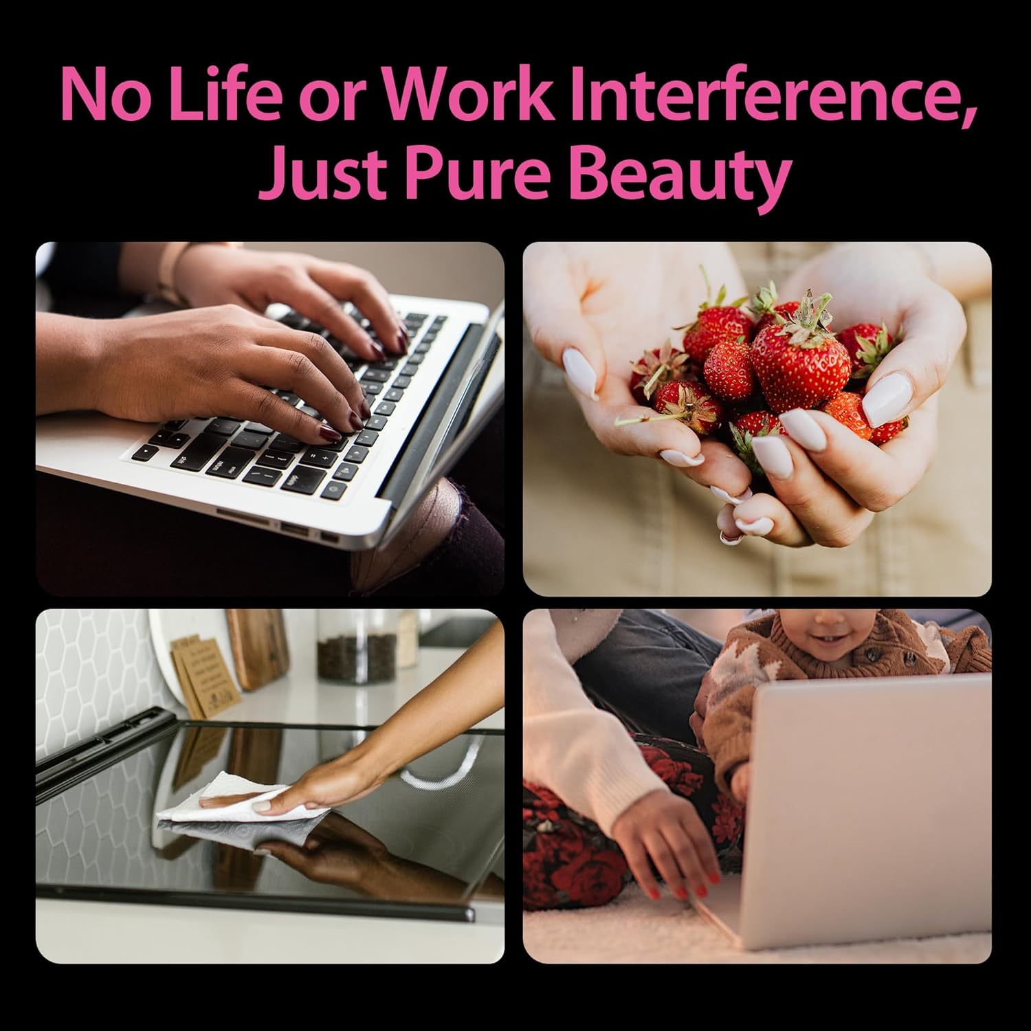 UNA GELLA Extra Short Square Nail Tips XS Short Square Gel Tips 216Pcs Press on Nails Full Cover 12 Sizes Clear Fake Nails Extension for Home DIY Nail Salon Soft Gel Tips image number 6