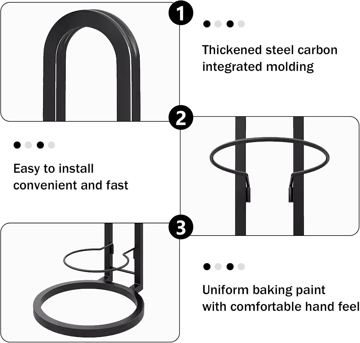 4-Tier Vertical Ball Storage Rack Ball Storage Rack Removable Vertical Display Sports Equipment Organizer Space-Saving Durable for Basketball Volleyball Football Rugby Badminton image number 6