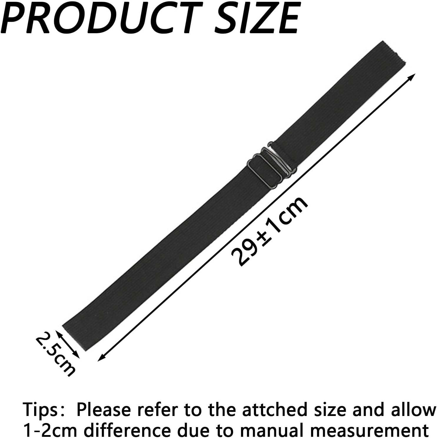 GZXYUAN 5Pcs Wig Edge Elastic Band Adjustable Wig Bands Adjustable Wig Straps No Slipping Wig Band Non-Slip Band Elastic Band for Wig Making Kit and Supplies image number 1