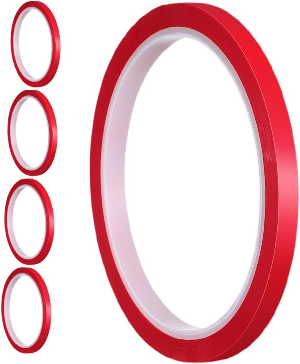 5Pcs Car Decorative Strips Vinyl Tape for Car Doors Windows Trunks Multi-Functional Dustproof