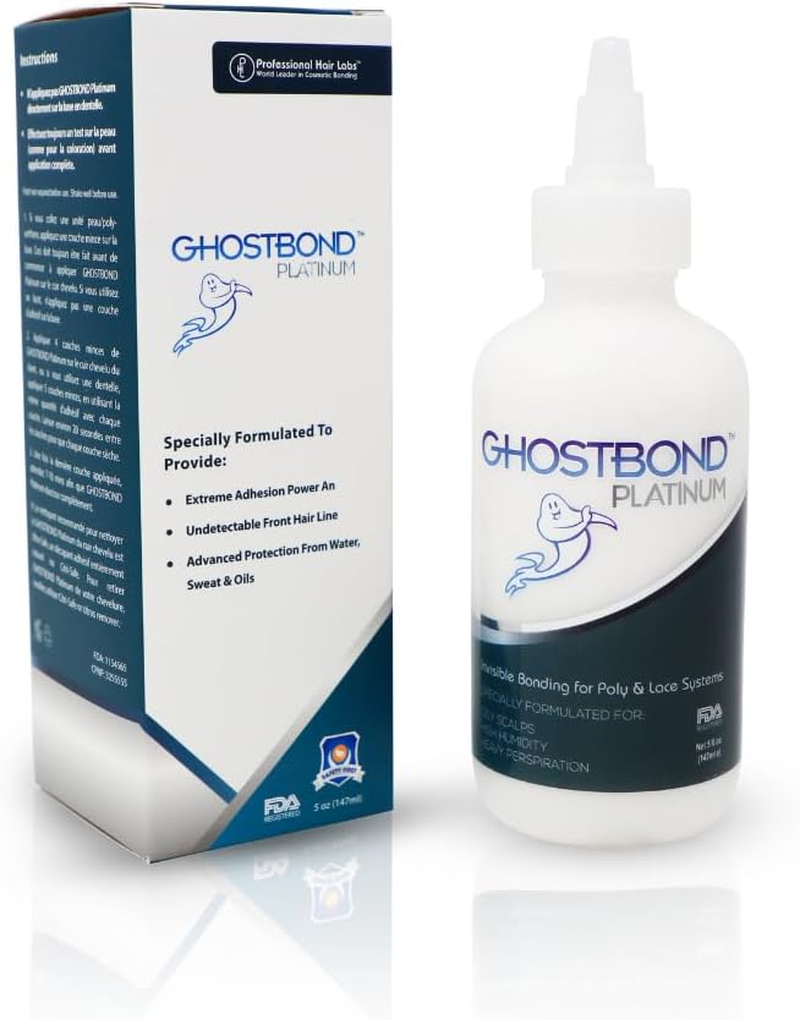 Professional Hair Labs Ghost Bond Platinum Lace Glue Skin Glue, 5 Oz image number 5