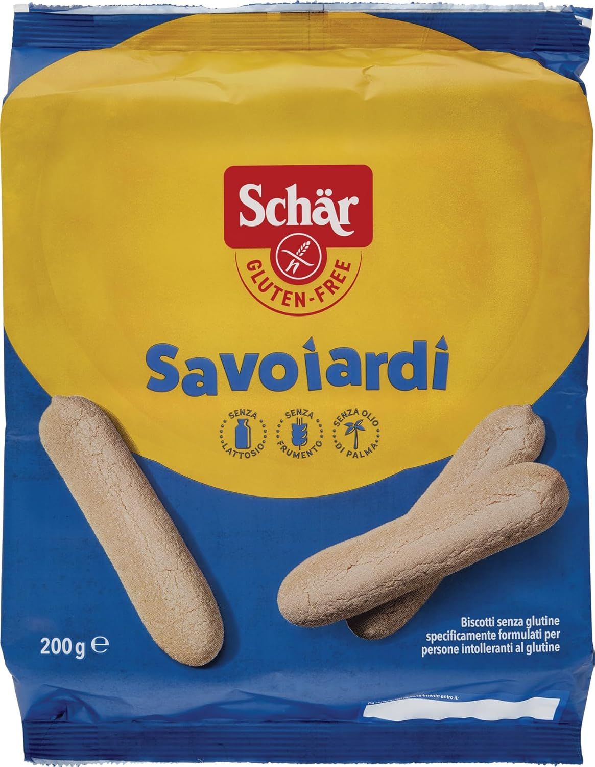 Schar Schar Savoiardi Sponge Biscuits 200G, 200 G image number 1