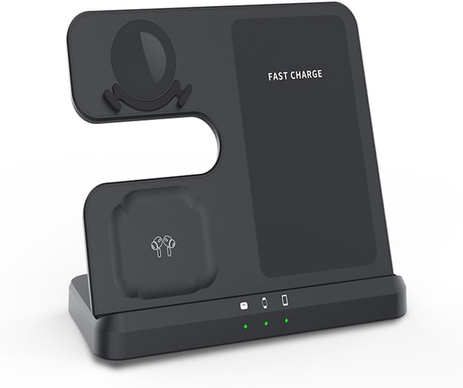 Ledlabs 3-In-1 Wireless Charging Station for Samsung &ndash; 15W Fast Charger Stand/Dock for Galaxy S24/S23 Ultra, Watch 7/6, Buds Pro/Live image number 3