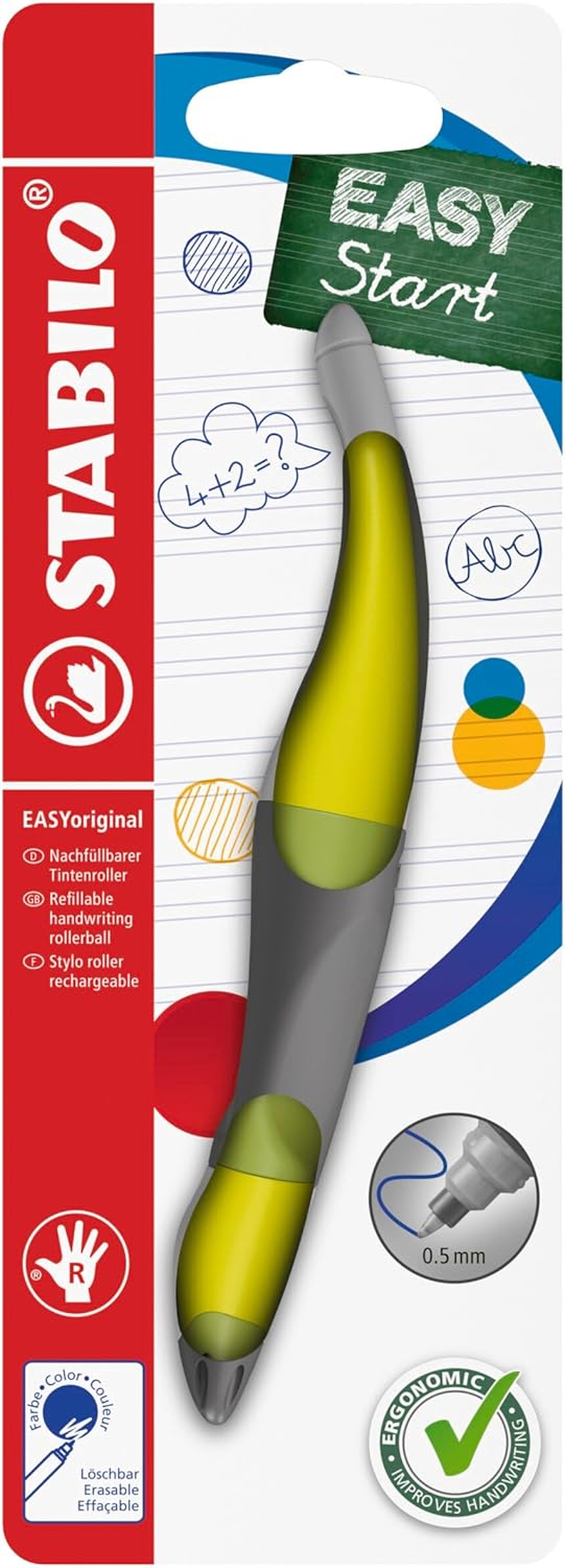 STABILO Easyoriginal Start F&uuml;r Rechtsh&auml;nder Hell-/Dunkelpink