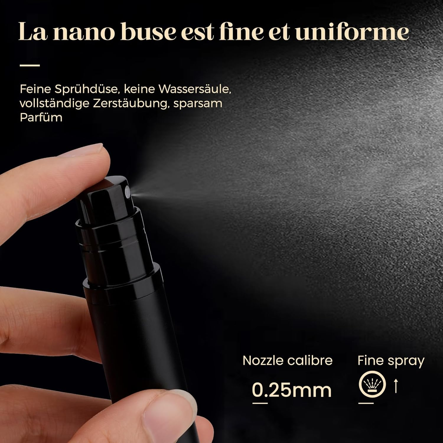 Leikedun Perfume Atomizer Refillable 5Ml Perfume Bottle Portable Perfume Bottle Bag Perfume Atomizer Empty Travel Perfume Atomizer for Travel Pack of 2 image number 5