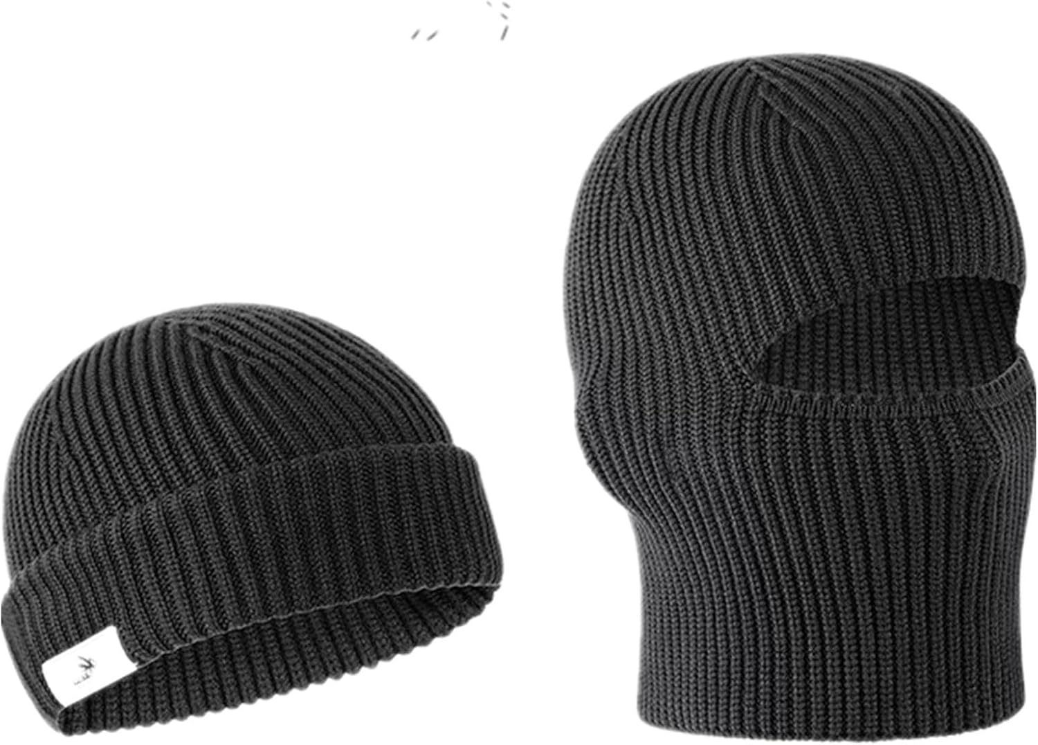 Balaclava Ski Mask Cold Weather Balaclava Mask Warm Face Mask Balaclava and Beanie Hats for Men 2 in 1