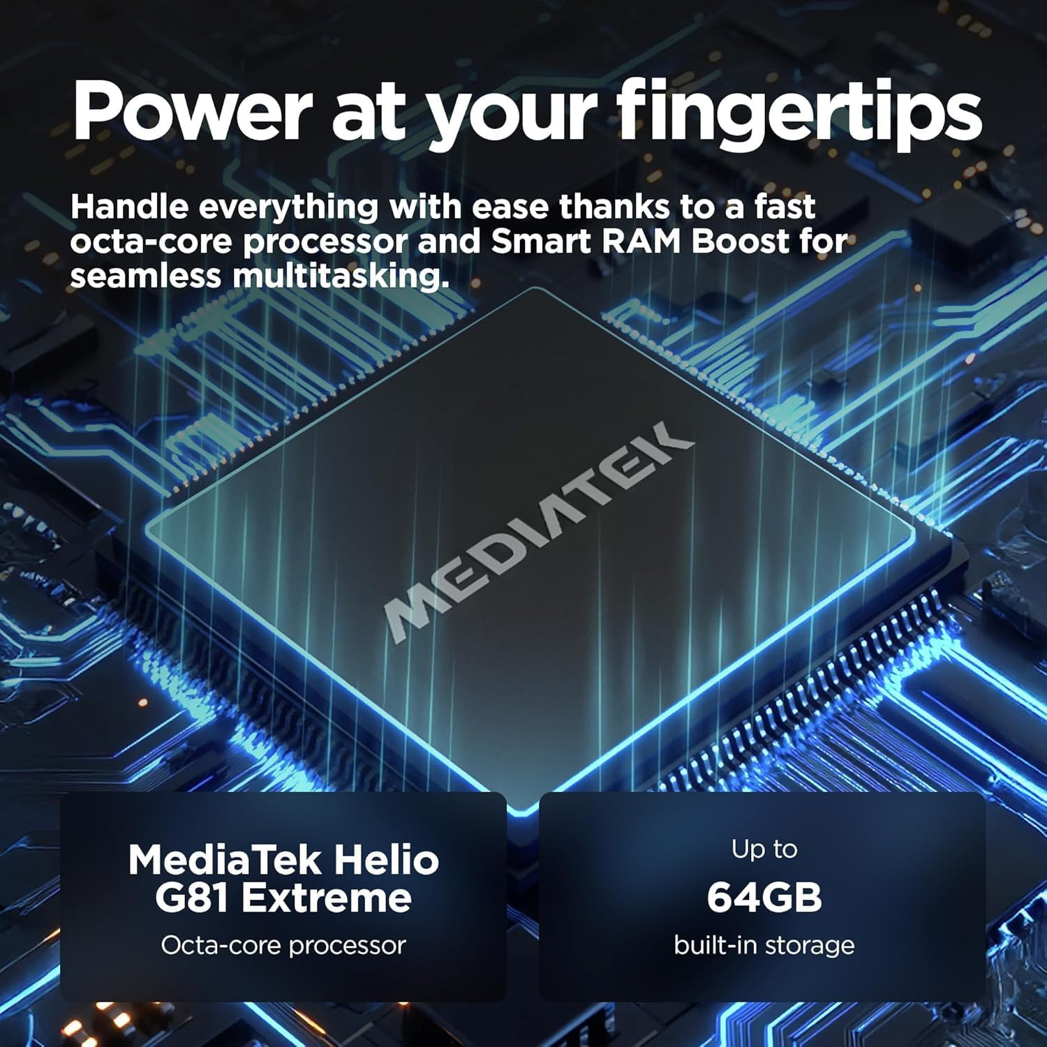 Motorola E15 Misty Blue 2+64 image number 6