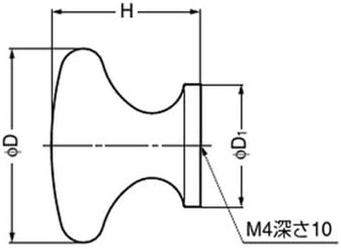 Sugatsune KHE102-35PB Brass Knob KHE102 Type image number 1