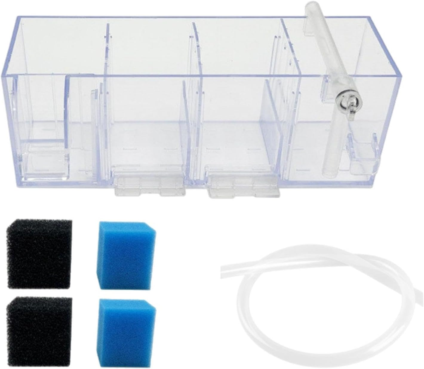 Perfk Fish Tank External Filter Box Water Purifier Sturdy Quiet Aquarium Accessories Aquarium Hang on Back Filter Filtration System, A image number 4
