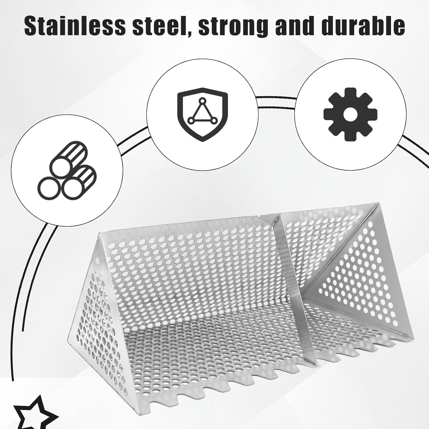 PEUTIER Sand Rake, Durable Beach Rake with Sharp Teeth, Wide Basket, Easy to Install, Practical Tools for Finding Sand Fleas, Etc. image number 1