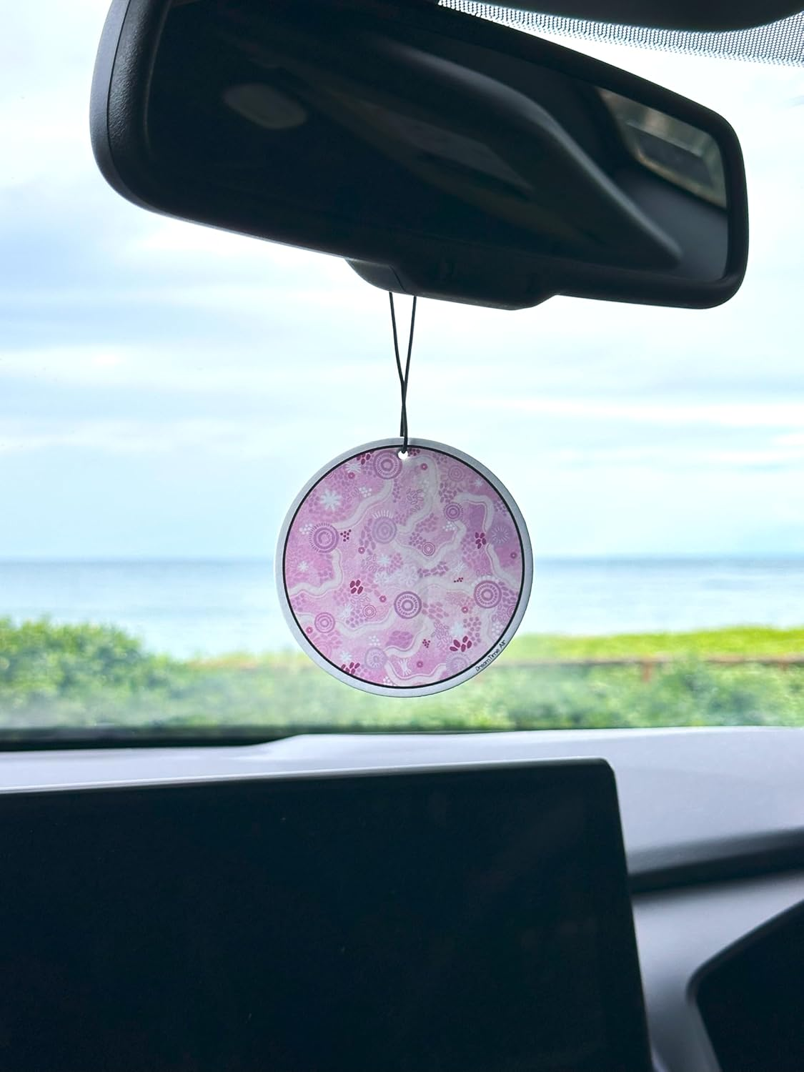 Dreamtime Air Artwork Car Air Fresheners &ndash; Lavender Scent, Pack of 3 | Cute Hanging Design for Car, Office or Home | Long-Lasting Essential Oil Fragrance