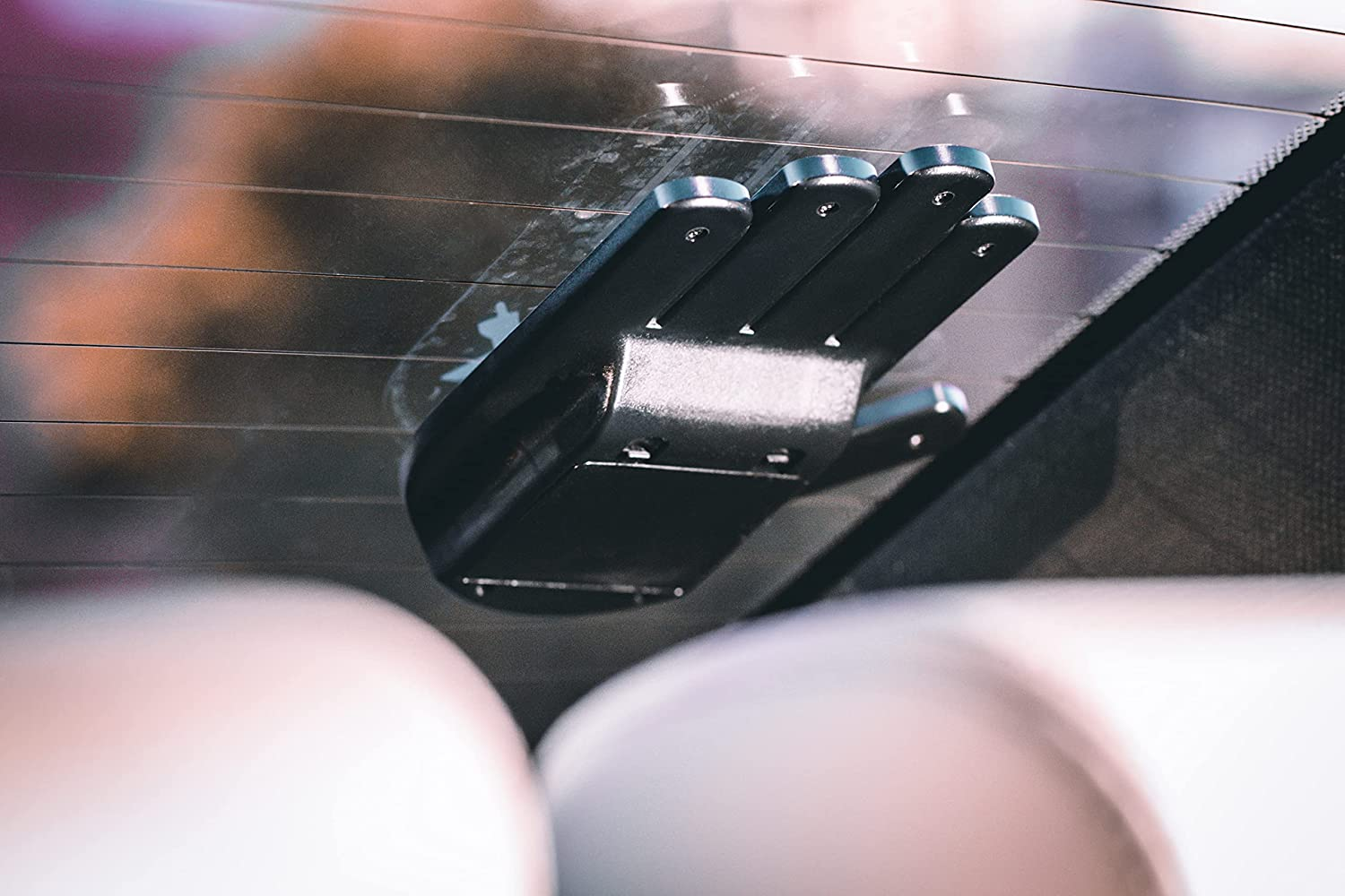 FLIK Original Middle Finger Light - Give the Bird & Wave to Drivers - Hottest Gifted Car Accessories, Truck Accessories, Car Gadgets & Road Rage Signs for Men, Women, & Teens - Funny Back Window Sign image number 1