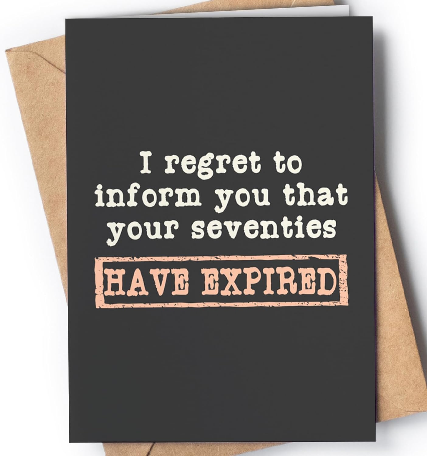 Funny 40Th Birthday Card for Men or Women with Envelope | Joke Card for Someone Who Is Turning 40 Years Old | Original and Unique Present Idea for Him or Her, Family, Friends or a Co-Worker.