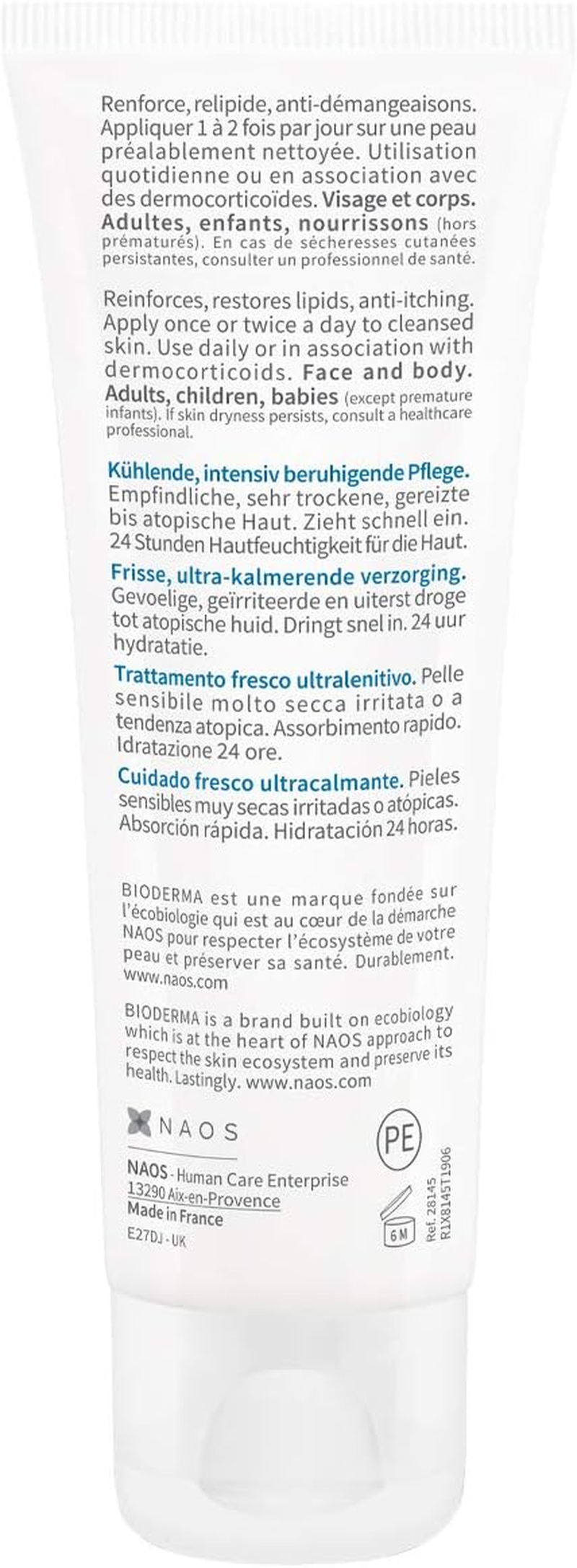 Bioderma, &Uacute;nico, Atoderm Intensive Gel Piel Atopica Diario 75 Ml, 75 Ml (Package of 1) image number 2