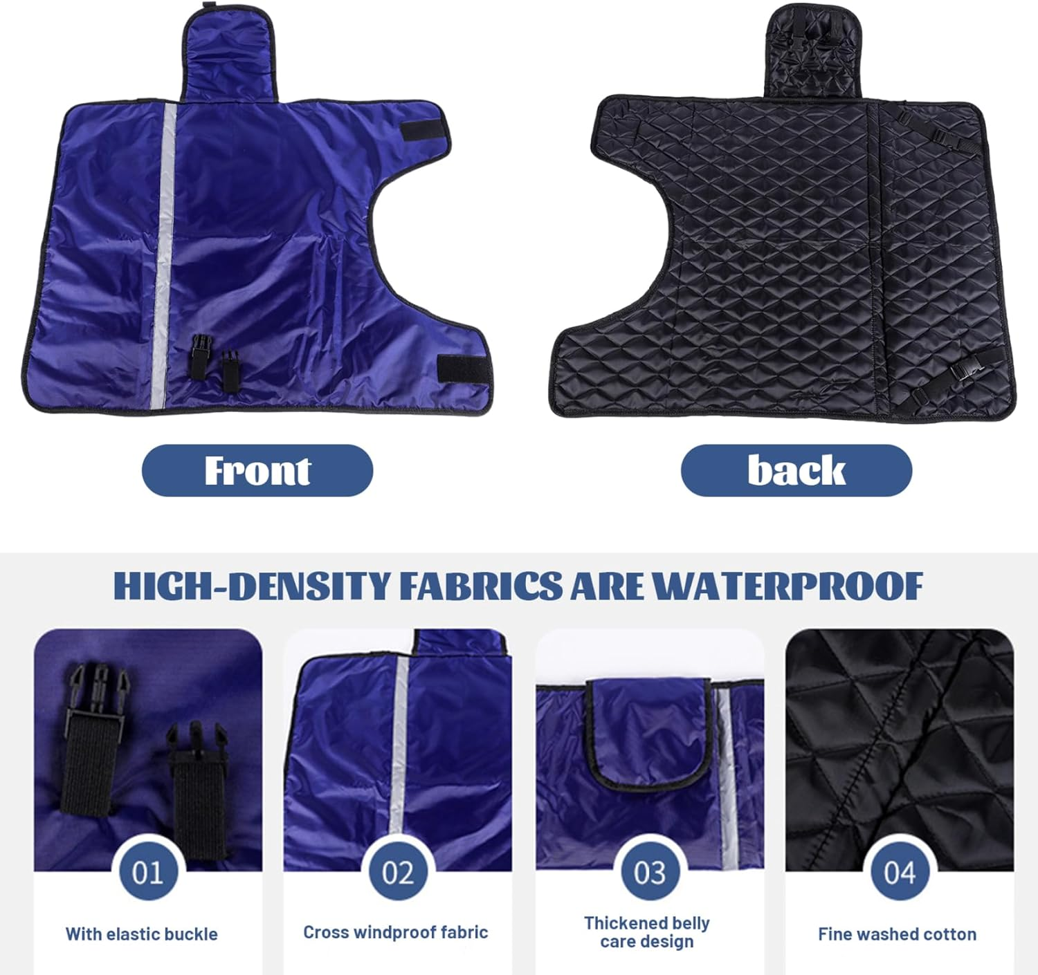 Calf Blankets for Winter Soft & Warm Thickened Goat Blanket Waterproof & Windproof Adjustable Calf Blanket for Keep Horses Winter Warmming,Goat Blanket,Calf Blankets for Winter