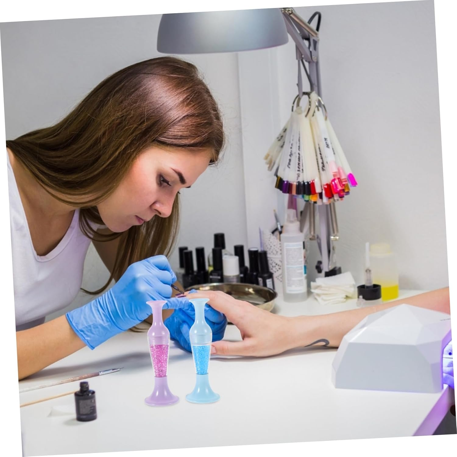 OHPHCALL 2Pcs Diamond Art Tools Pens Vase Shape Diamond Pen for Nail Art Embroidery image number 1