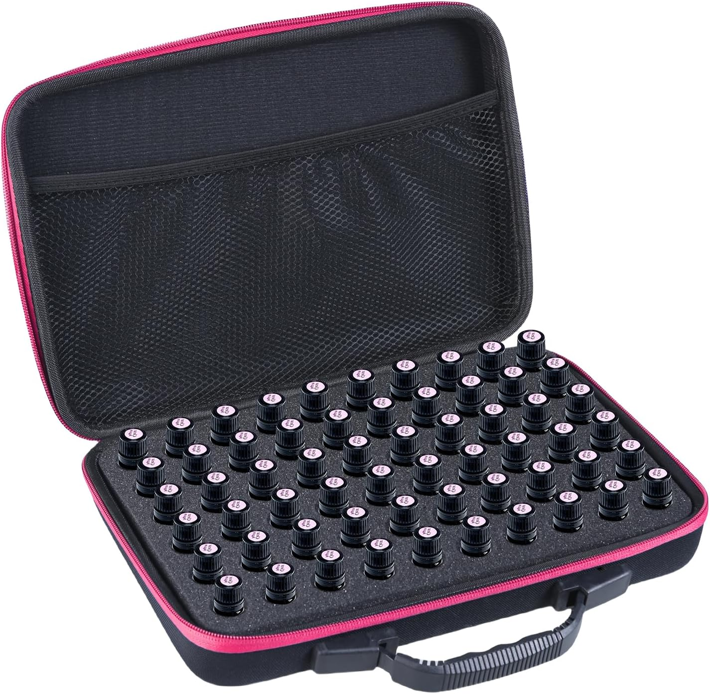 Professional Essential Oil Holder 60 Grids 5-10ML Bottle Capacity Protection Shockproof for Organized Enthusiasts