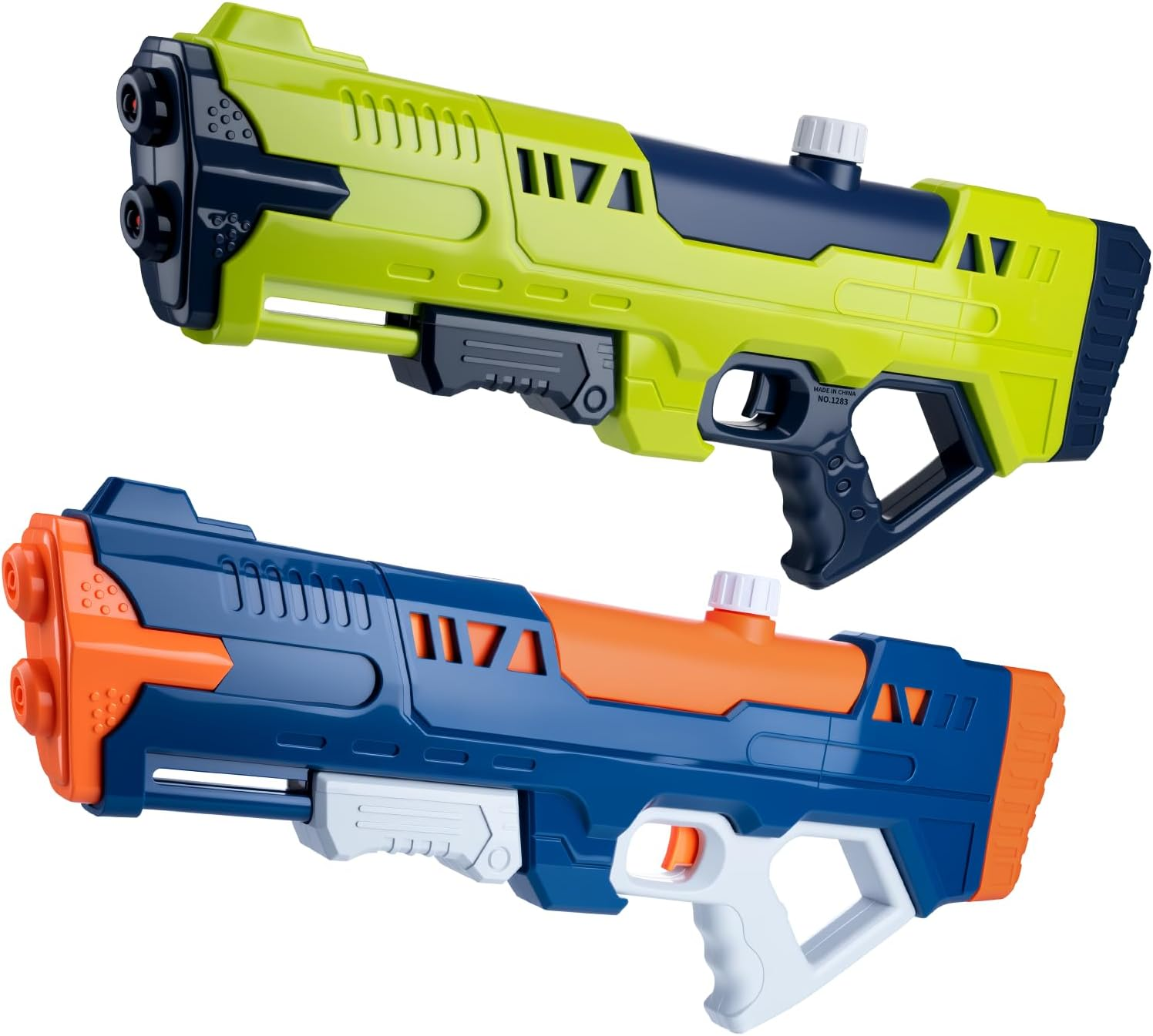 2 Pcs Water Guns for Kids, 1800Ml Big Water Pistol Squirt Guns for Toddlers, Water Blaster Toys for Boys Girls, Summer Toys for Outdoor Indoor Swimming Pool Beach Game image number 2
