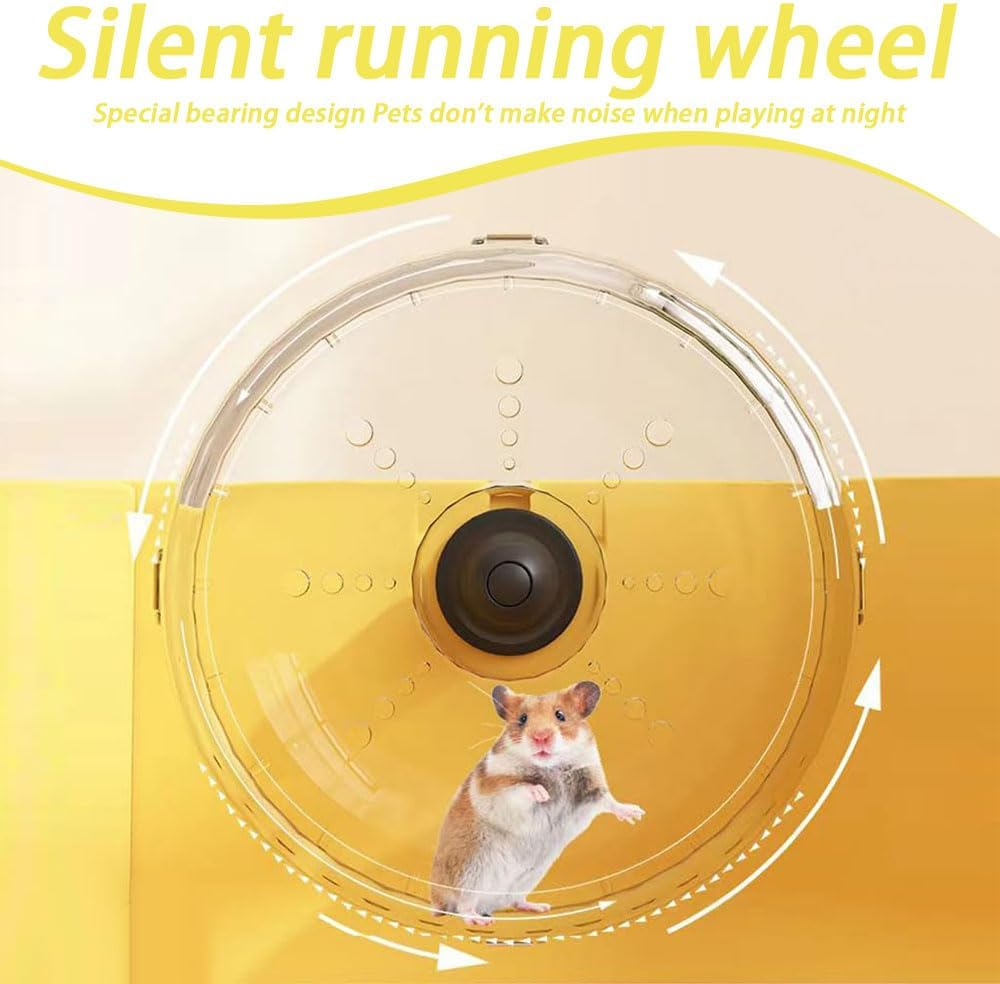 Hamster Cages,Large Space Pet House,Transparent Hamster Habitat,Hamster Playing House,Pet Living House,Detachable Hamster Cage,For Small Pets,Dwarf Hamsters image number 3