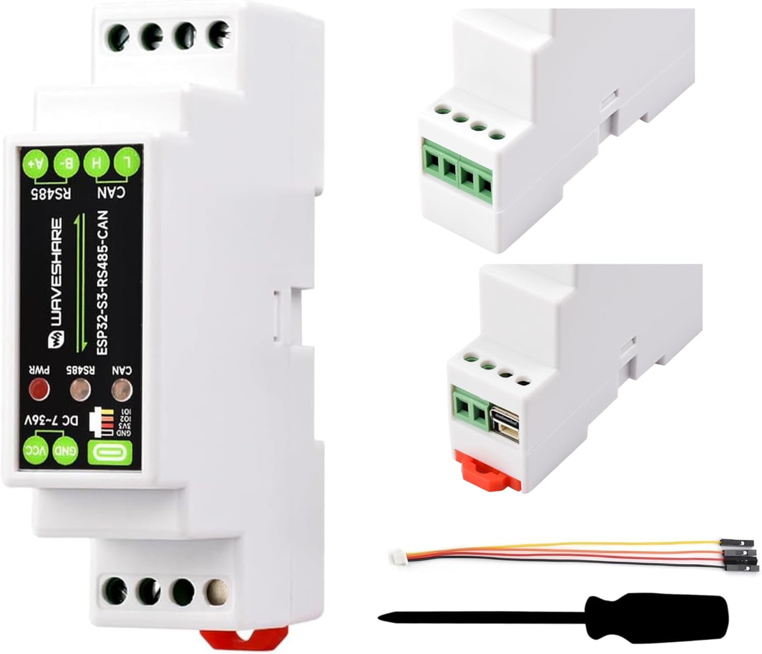 Industrial ESP32-S3 Control Board with RS485 and CAN Communication Interfaces, Supports Wi-Fi /Bluetooth, Better for RS485 Modbus Modules or CAN Devices, Built-In Protection Circuits, Safe & Stable image number 1