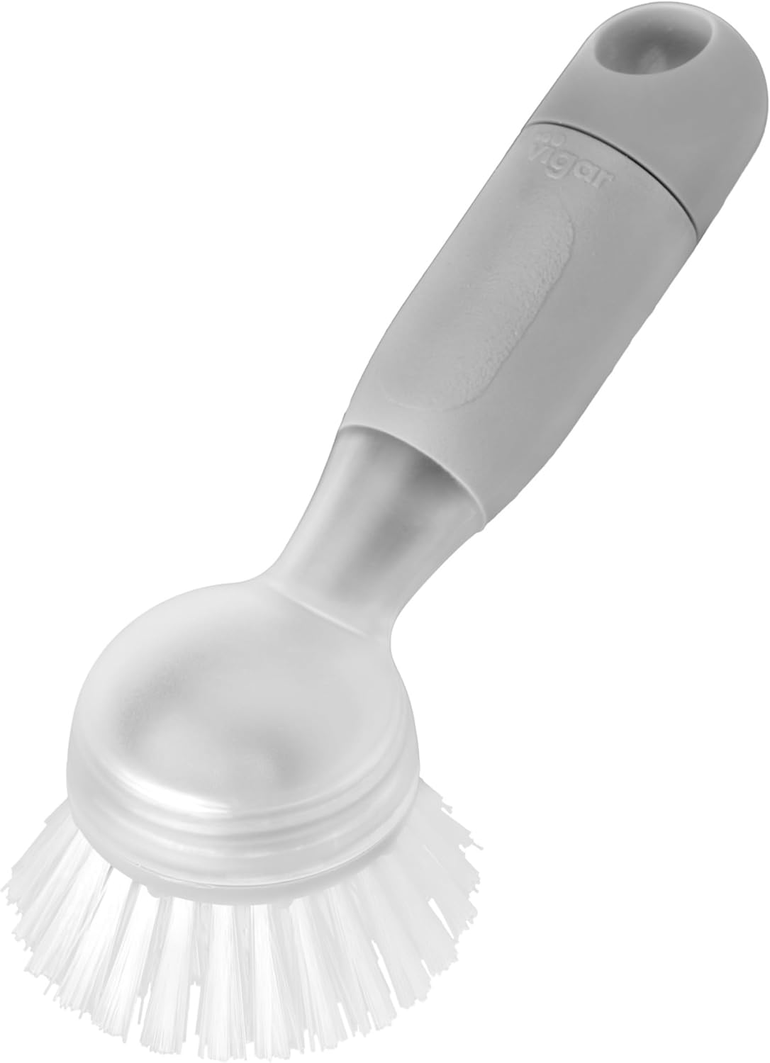 Vigar Rengo Soap Dispensing Dish Brush, Grey