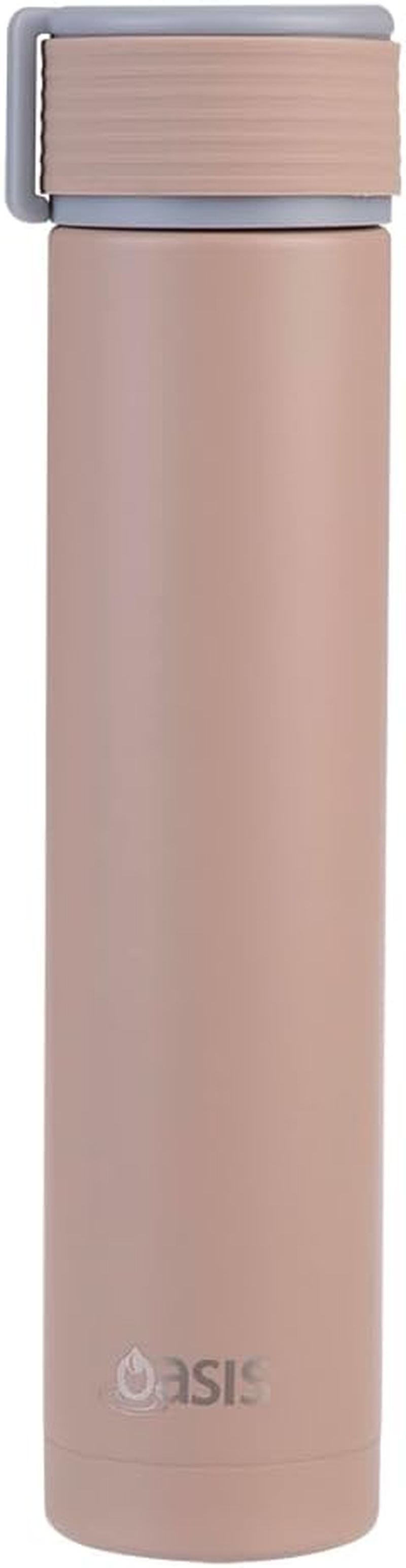 Oasis 'Skinny Mini' Stainless Steel Double Wall Insulated Drink Bottle W/Powdercoat 250Ml - Latte image number 2