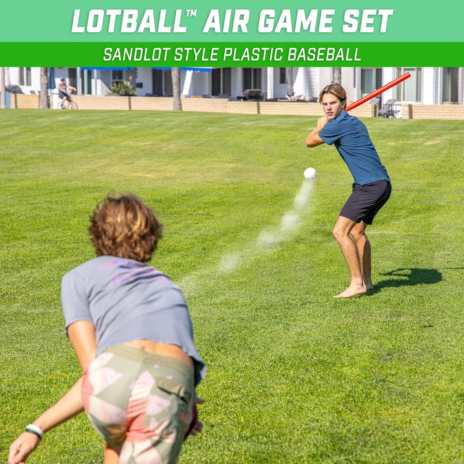 Gosports Lotball AIR Backyard Baseball Bat and Ball Set - Plastic Baseball Game for Kids image number 4