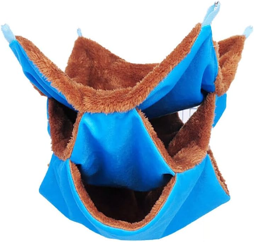 New Guinea Pig Rat Hammock Hamster Ferret Hanging Nest Mice Bed Toy Warmer House - Hanging Toy Warmer House with Sturdy Metal Buckles