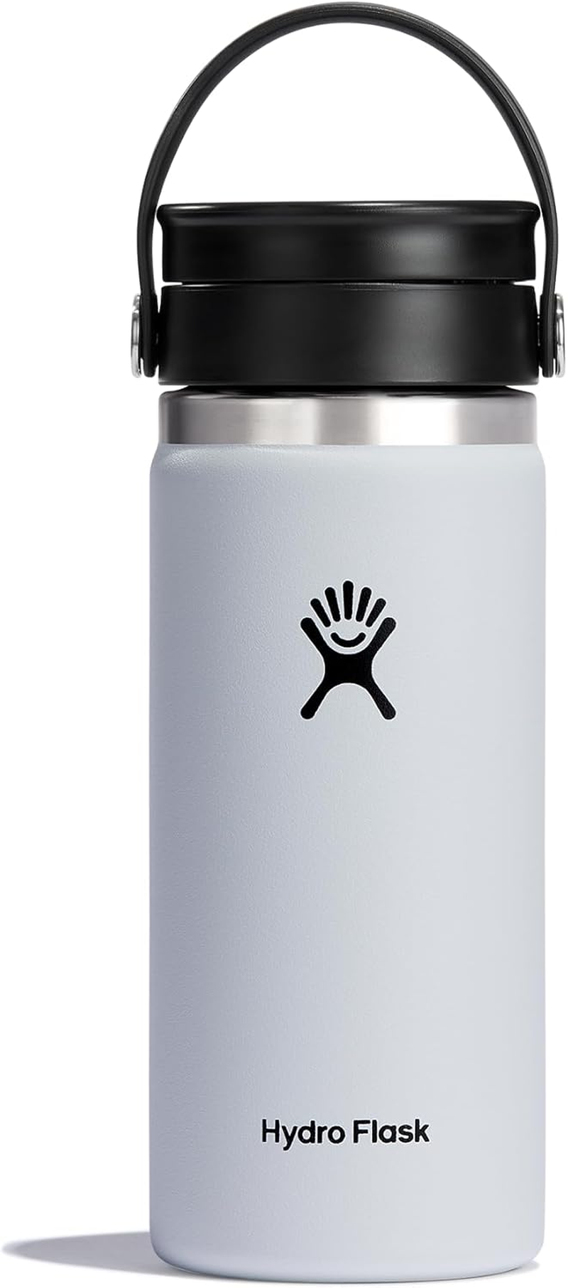 Hydro Flask 12 Oz Wide Mouth Bottle with Flex Sip Lid White image number 6