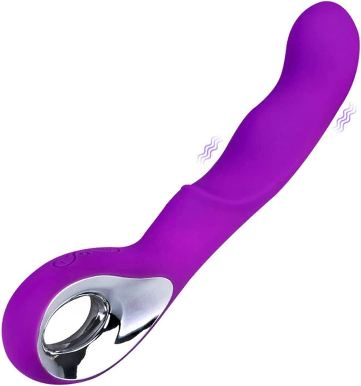 YUKAIONE G-Spot Vibrator for Women, Washable Dildo with Powerful Vibration, Pleasurable Adult Sex Toy for Female & Couples (Purple) image number 2