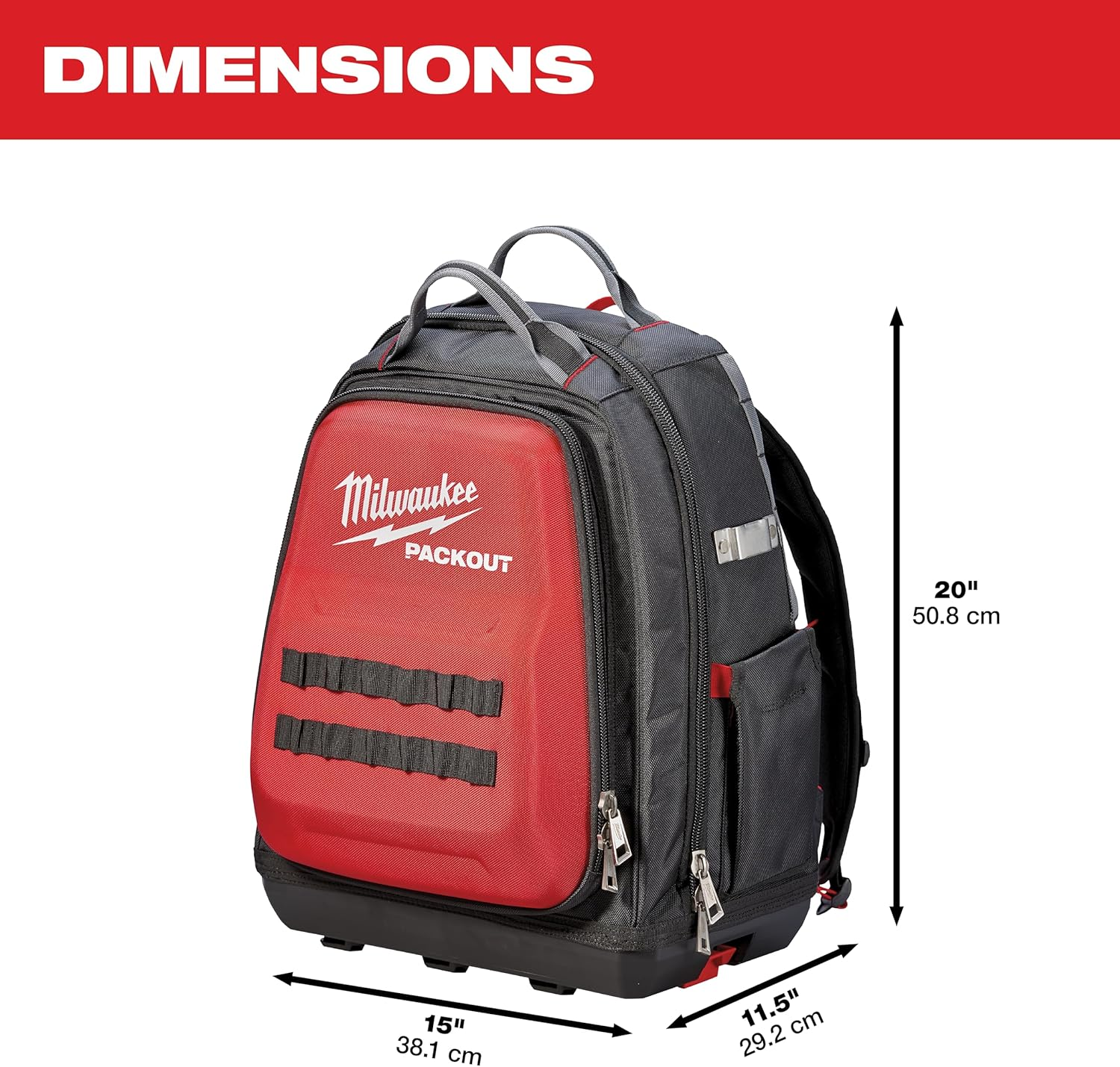 MODULAR BACKPACK 400X300X400MM PACKOUT MILWAUKEE image number 6