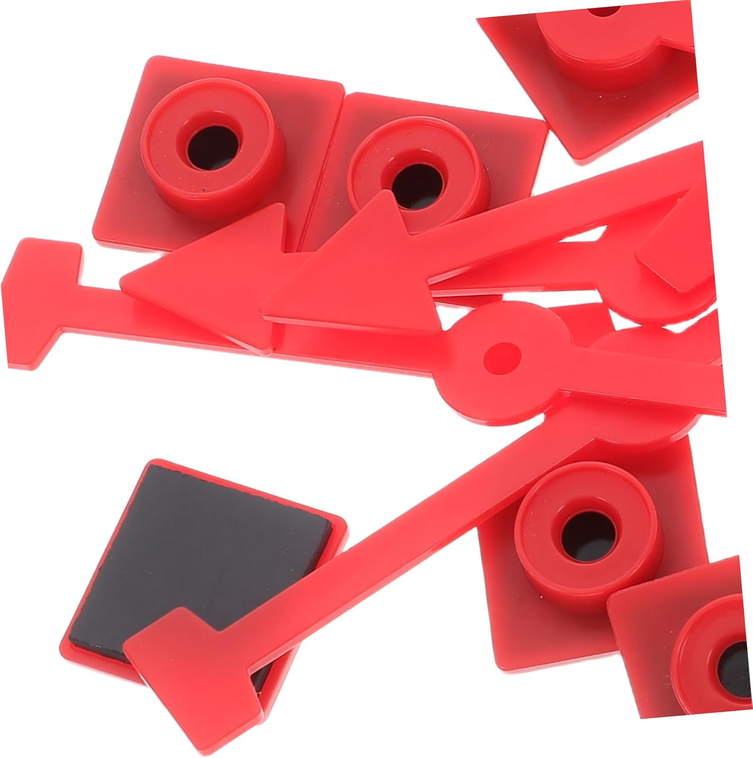 CIMAXIC 10Pcs Teaching Spinner Magnet Magnetic Spinners for Classroom for Arrow Pointer Large Size Arrow Spinner Magnetic Spinner for Whiteboard Plastic Black image number 5