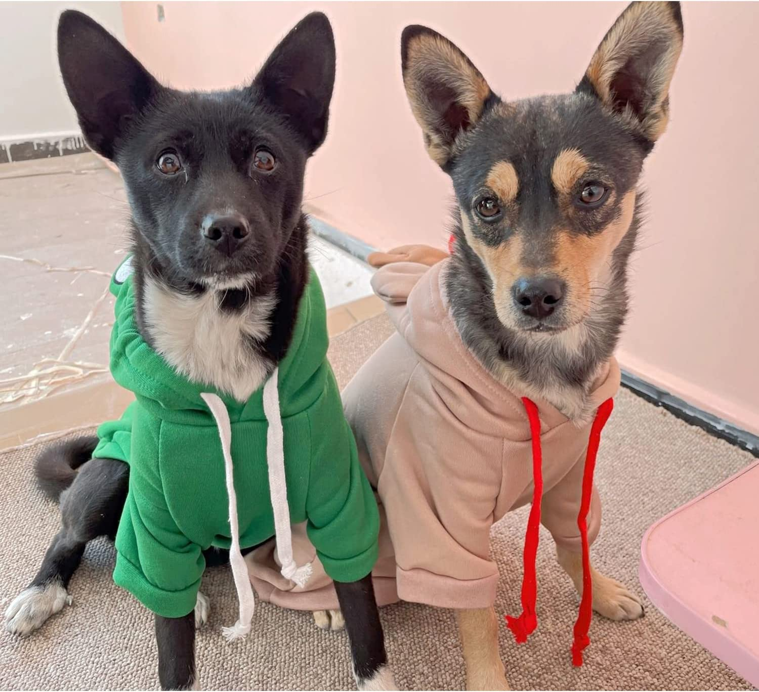 Dog Hoodie Basic Sweater Coat Cute - Frog Shape Warm Jacket Pet Cold Weather Clothes Outfit Outerwear for Cats Puppy Small Medium Dogs image number 5