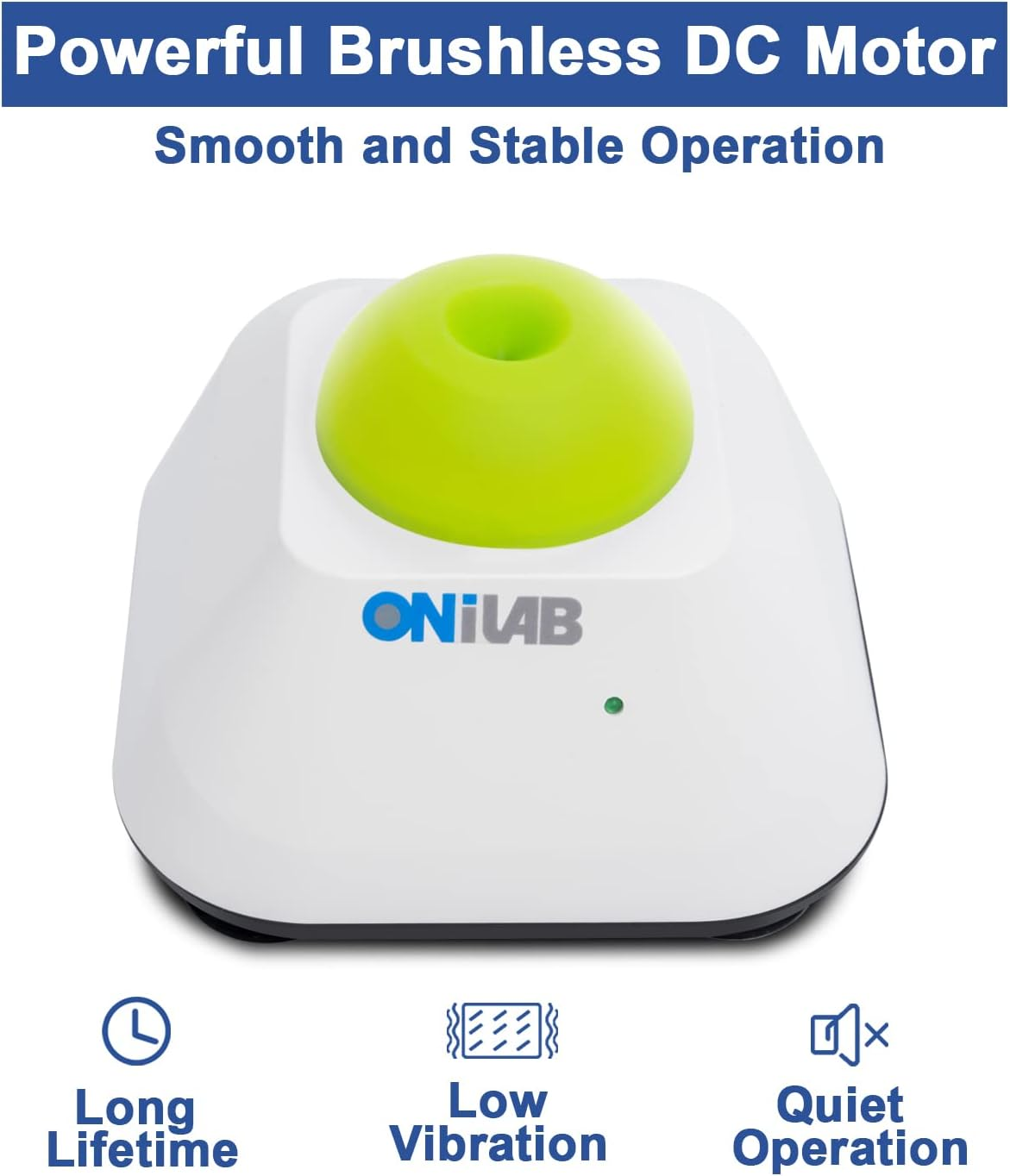 Onilab Lab Vortexer with Sturdy Aluminum Cast Base，Mini Vortex Mixer with Touch Function, Lab Mixing, Nail Polish, Eyelash Adhesives and Acrylic Paints Mixing, 120Pcs 7/32In Mixing Balls&hellip; - Pink image number 3