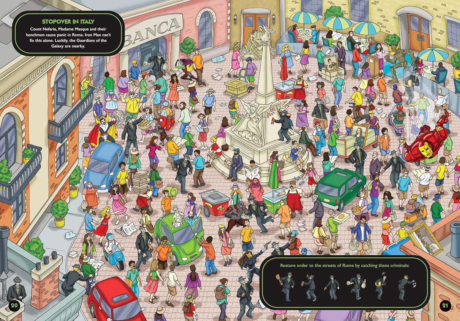 Where Are the Marvel Heroes?: a Search-And-Find Activity Book (Marvel)