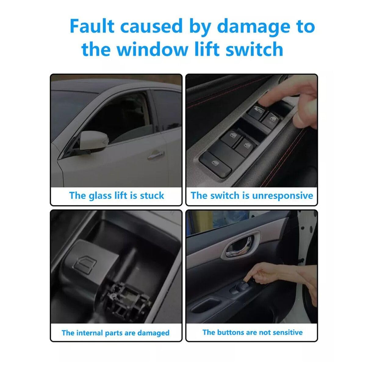 AUSWAY Master Window Switch with Light for Ford Falcon FG FGX XR6 XR8 Sedan 2008-2016 Illumination 8R2Z14A132CB image number 1