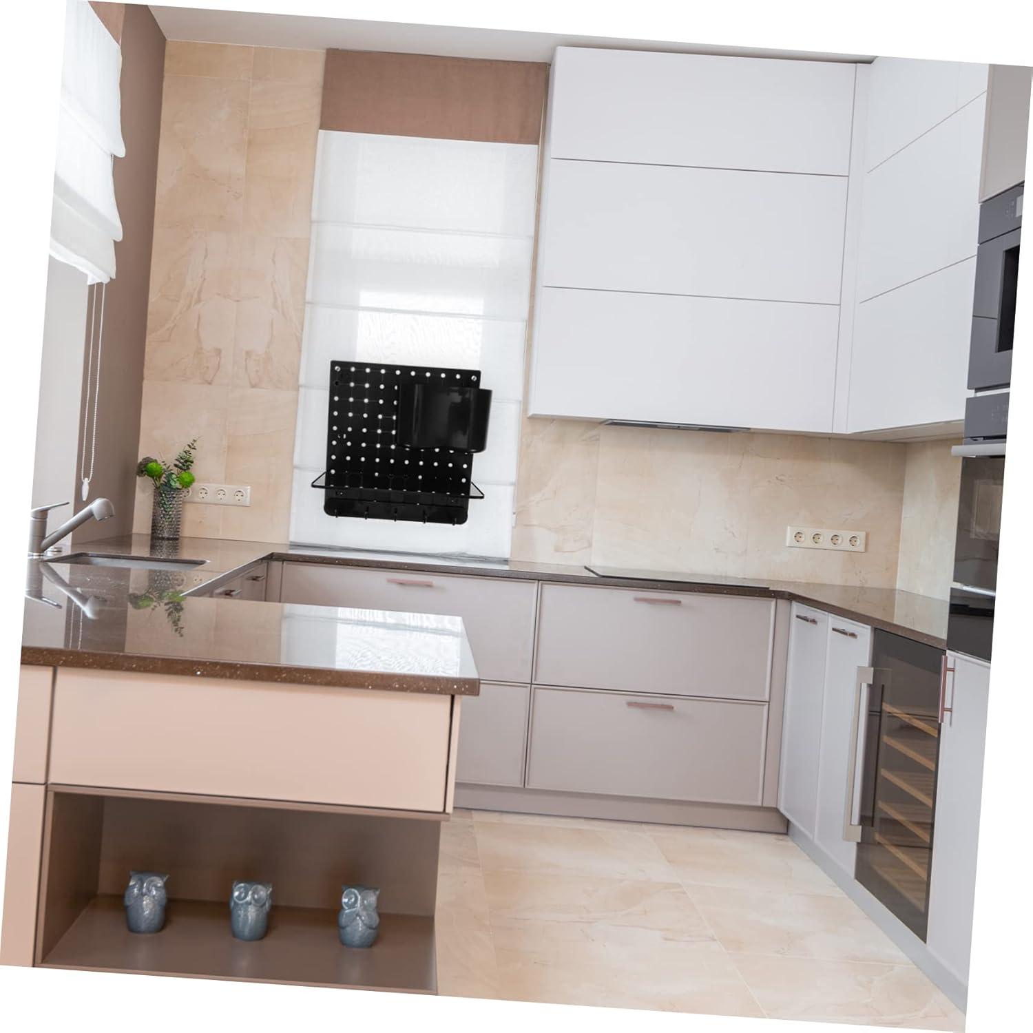 Perforated Board for Kitchen Bedroom Storage Wall-Mounted Pegboard Organizer Material Versatile Function for Home Organization