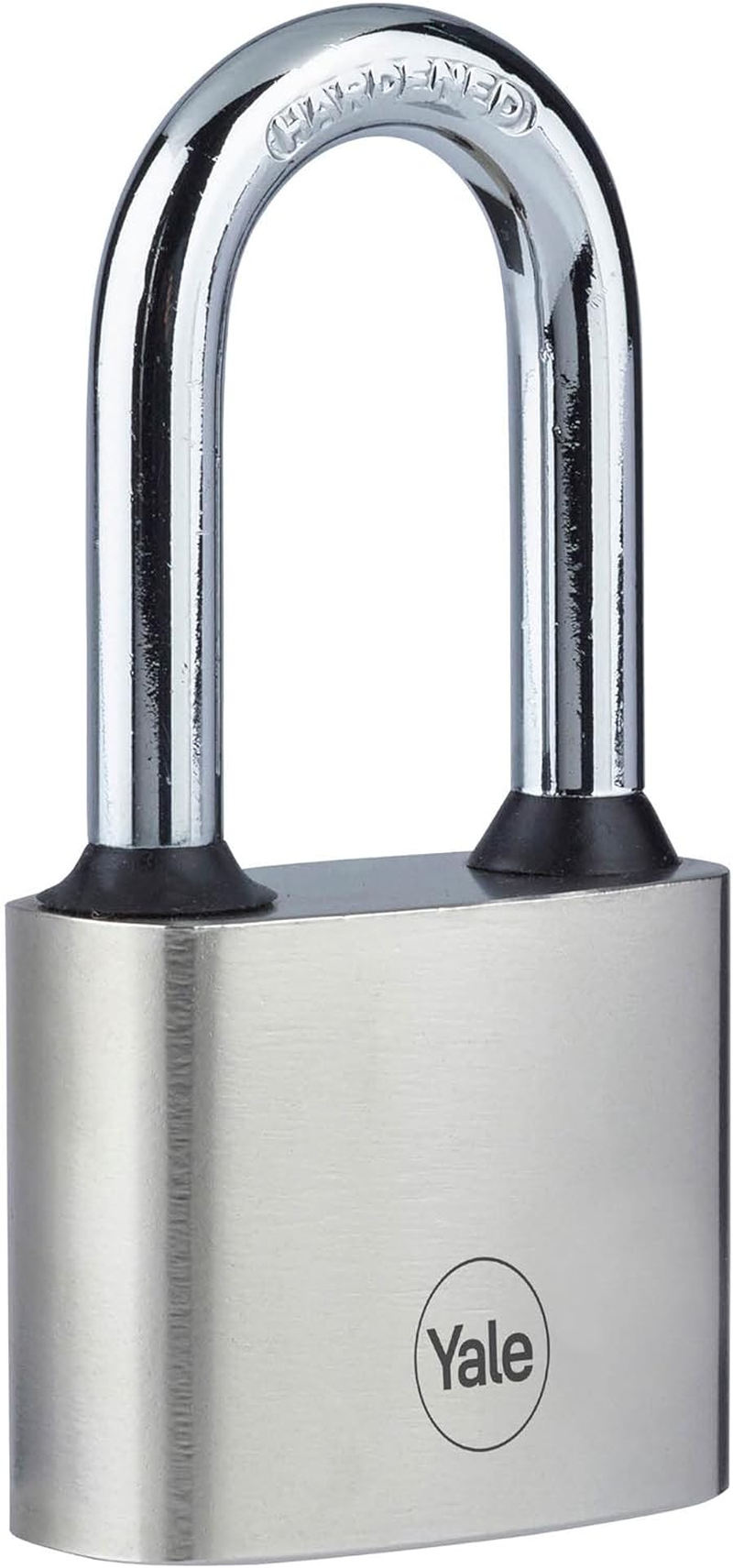 Yale Iron Disc Padlock 40Mm - Nickel Plated - Hardened Steel Long Shackle - Extreme Corrosion Resistance for Outdoor Use image number 2