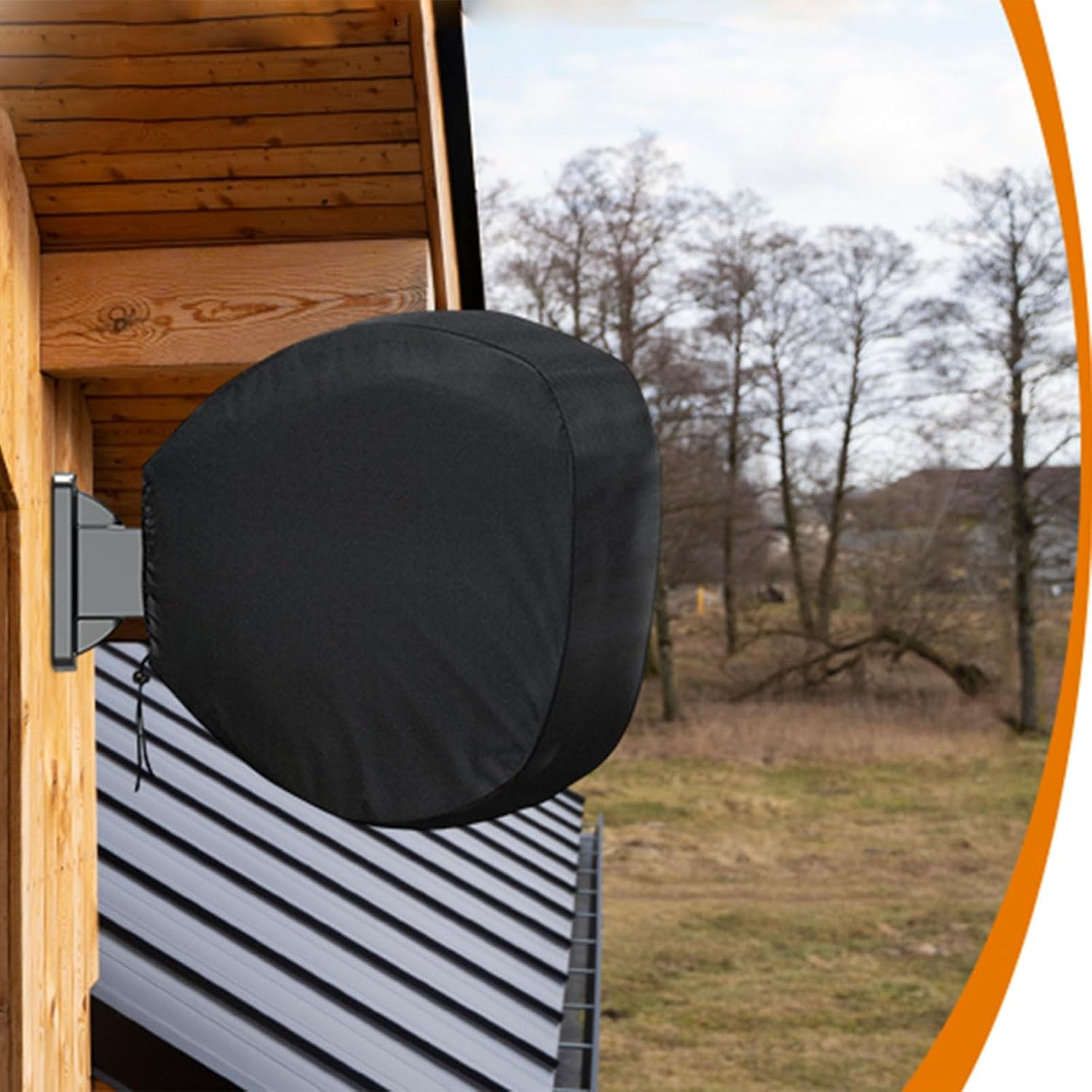 Waterproof Hose Reel Cover, Sunproof Dustproof Snowproof Hose Reel Protector with Storage Bag, for Outdoor Garden Water image number 2