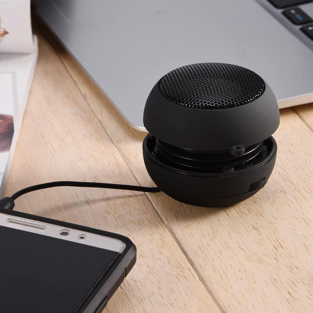 Suesacy Mini Portable Travel Loud Speaker with 3.5Mm Audio Cable Low Voltage Built-In Battery Retractable Speaker For image number 2